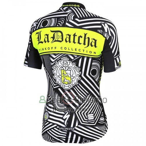Tinkoff Ropa Ciclismo Culotte Corto 2016 Mangas Cortas Gris